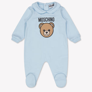 Moschino Baby-Unisex-Spielanzüge in Hellblau