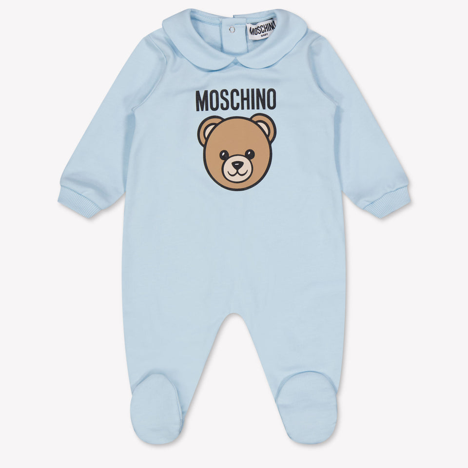 Moschino Baby-Unisex-Spielanzüge in Hellblau
