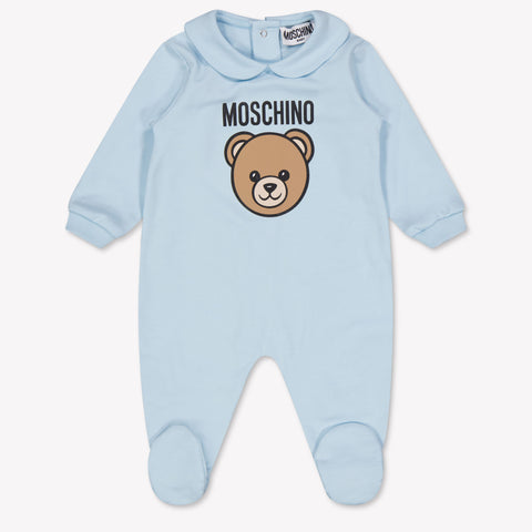 Moschino Baby-Unisex-Spielanzüge in Hellblau