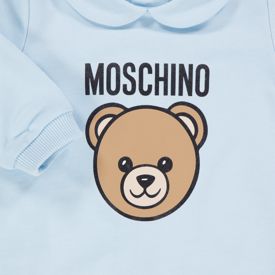 Moschino Baby-Unisex-Spielanzüge in Hellblau