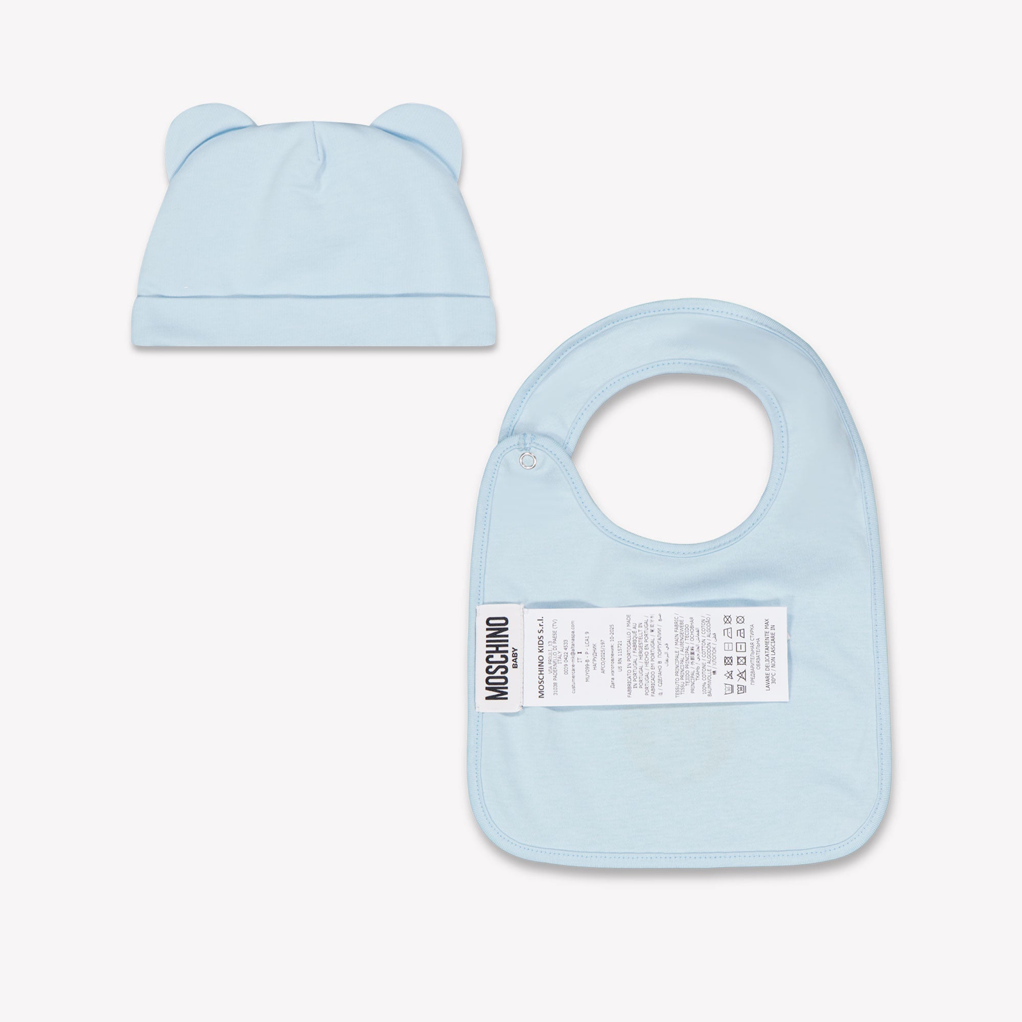 Moschino Baby Unisex Accessories in Light Blue