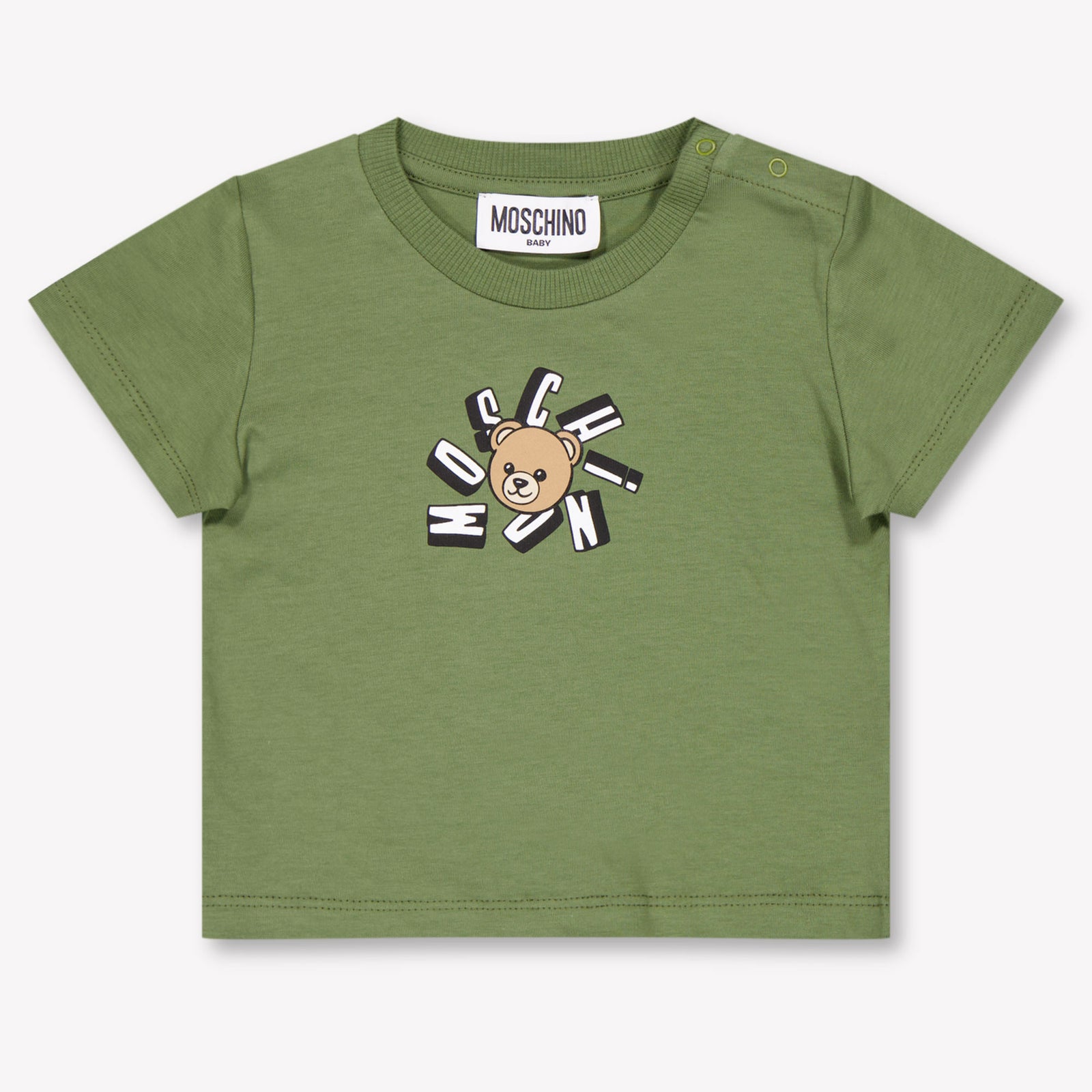 Moschino bebe Unisex Camiseta adentro Army
