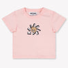 Moschino Bébé Unisexe T-shirt dans Rose Léger