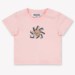 Moschino Bébé Unisexe T-shirt dans Rose Léger