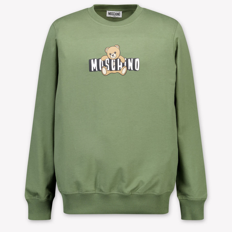 Moschino Kinder Unisex-Pullover Armee