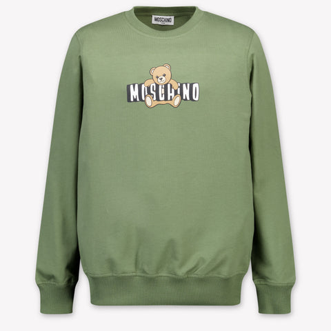 Moschino niños Unisex suéter en Army