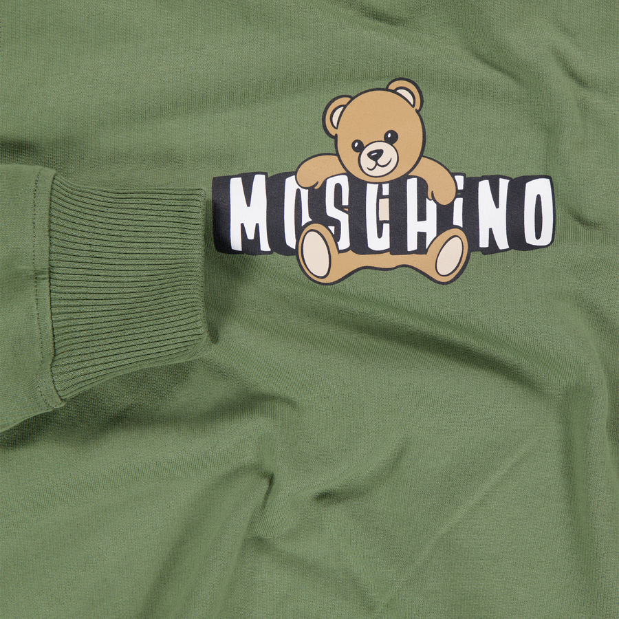 Moschino Kinder Unisex-Pullover Armee