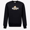 Moschino Kinder Unisex-Pullover Schwarz