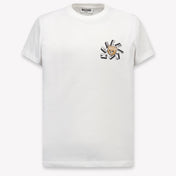 Moschino niños Chicos Camiseta adentro Blanco