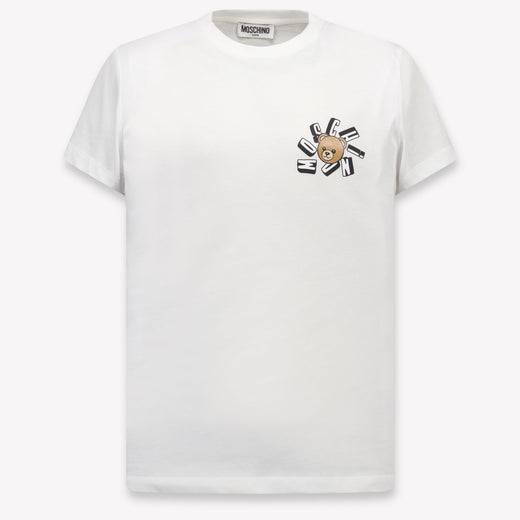 Moschino Kinder Jungen T-Shirt In Weiß