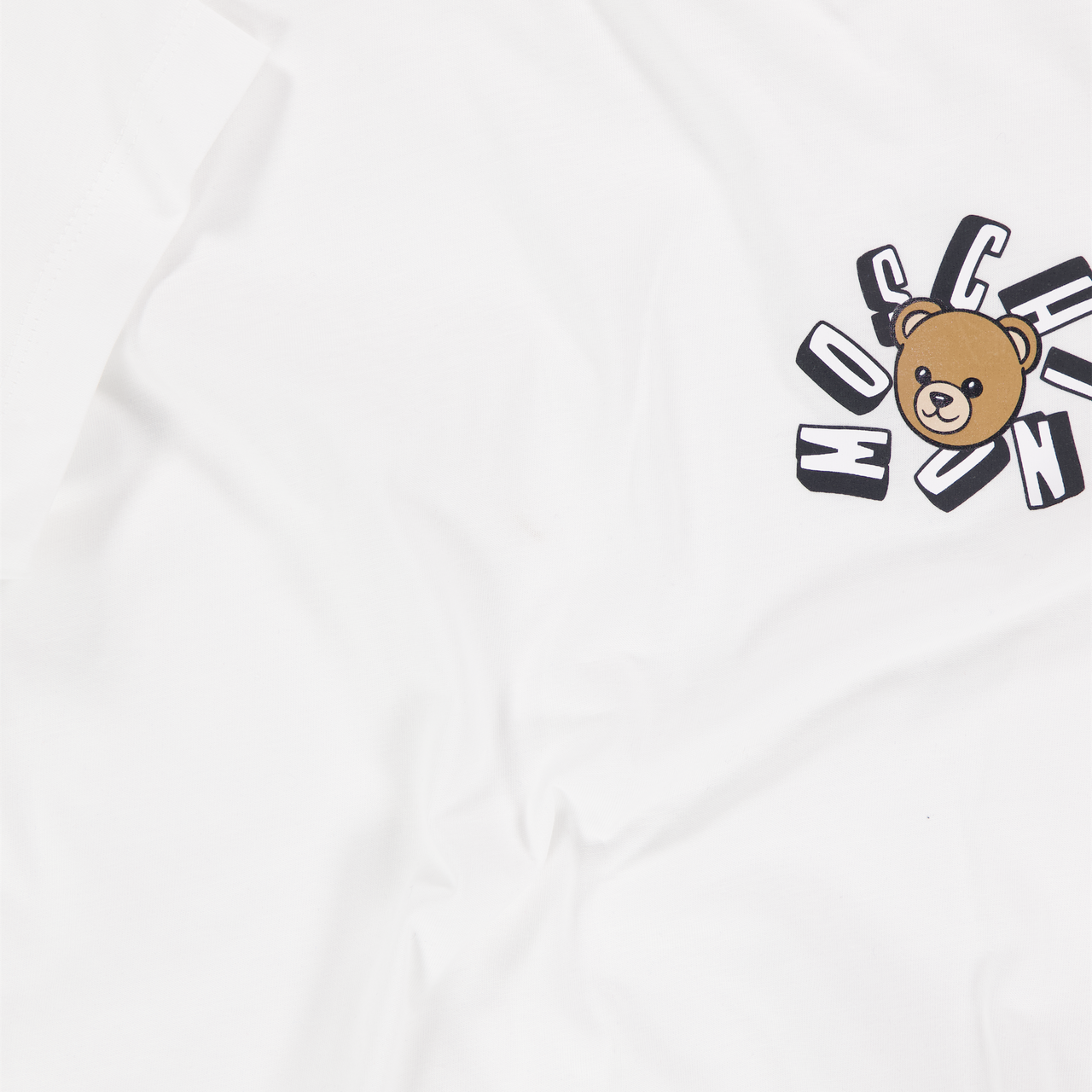 Moschino niños Chicos Camiseta adentro Blanco