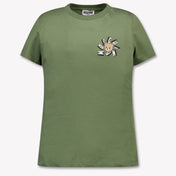 Moschino Kids Boys T-Shirt In Army