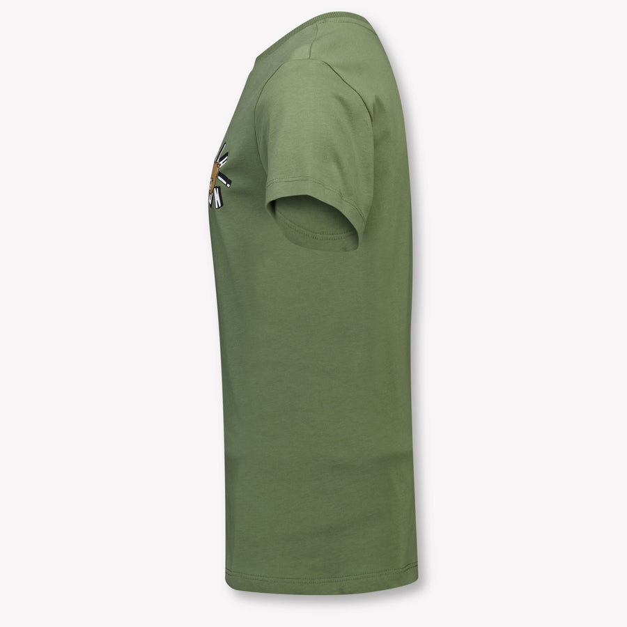 Moschino Kinder Jungen T-Shirt In Armee