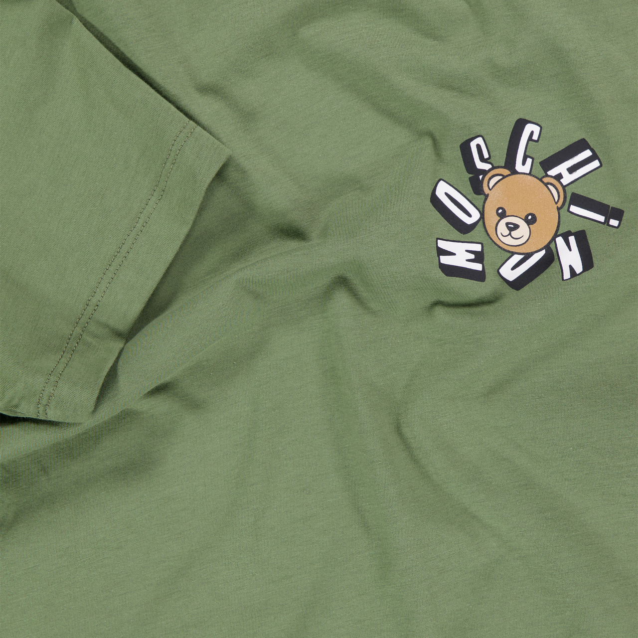 Moschino Kinder Jungen T-Shirt In Armee