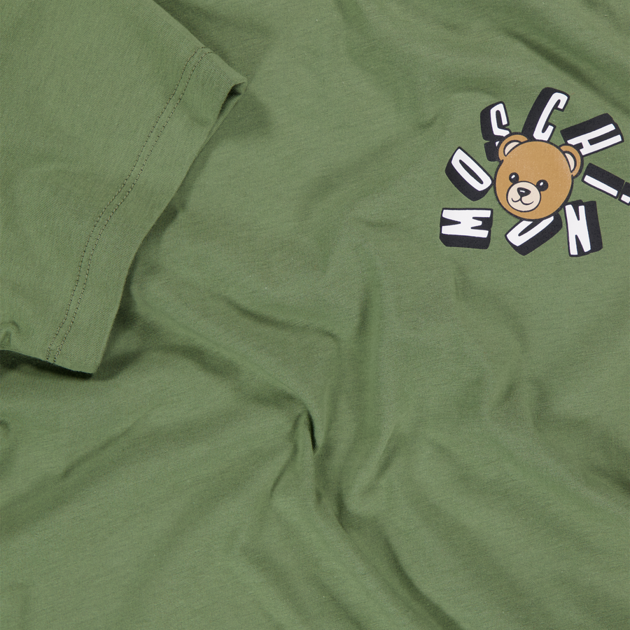 Moschino Kinder Jungen T-Shirt In Armee