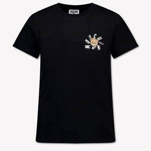 Moschino Kinder Jungen T-Shirt In Schwarz