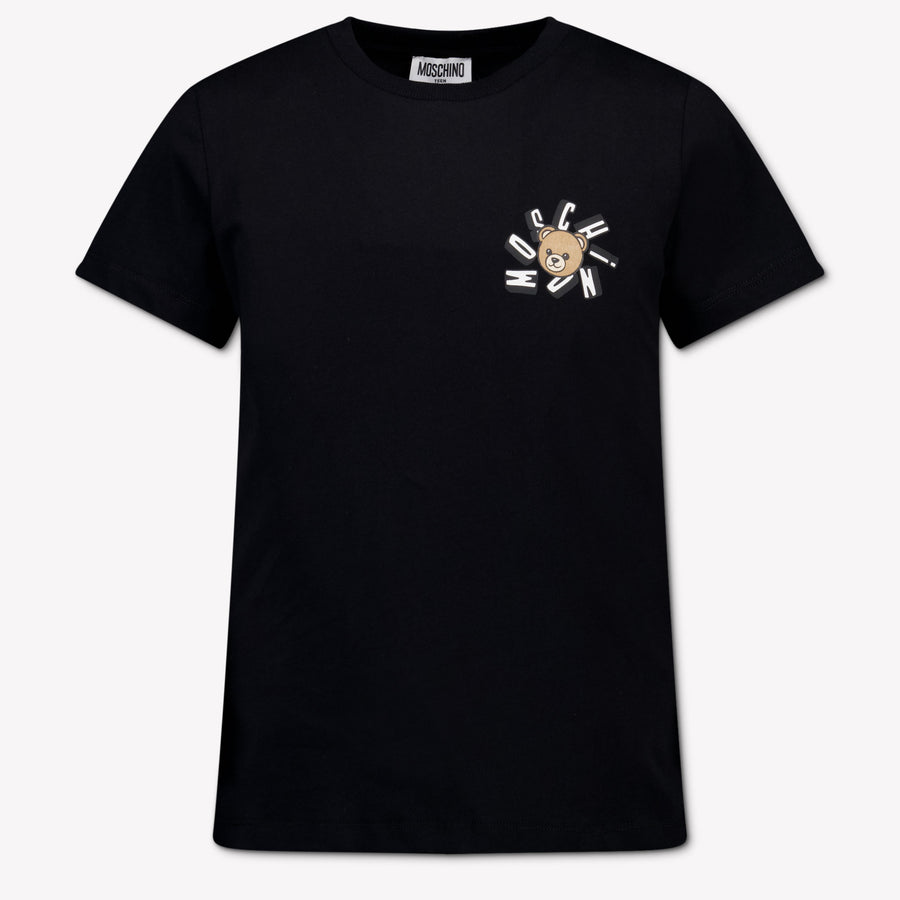 Moschino Kinder Jungen T-Shirt In Schwarz