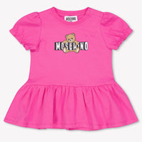 Moschino bebe Chicas Vístete Fucsia