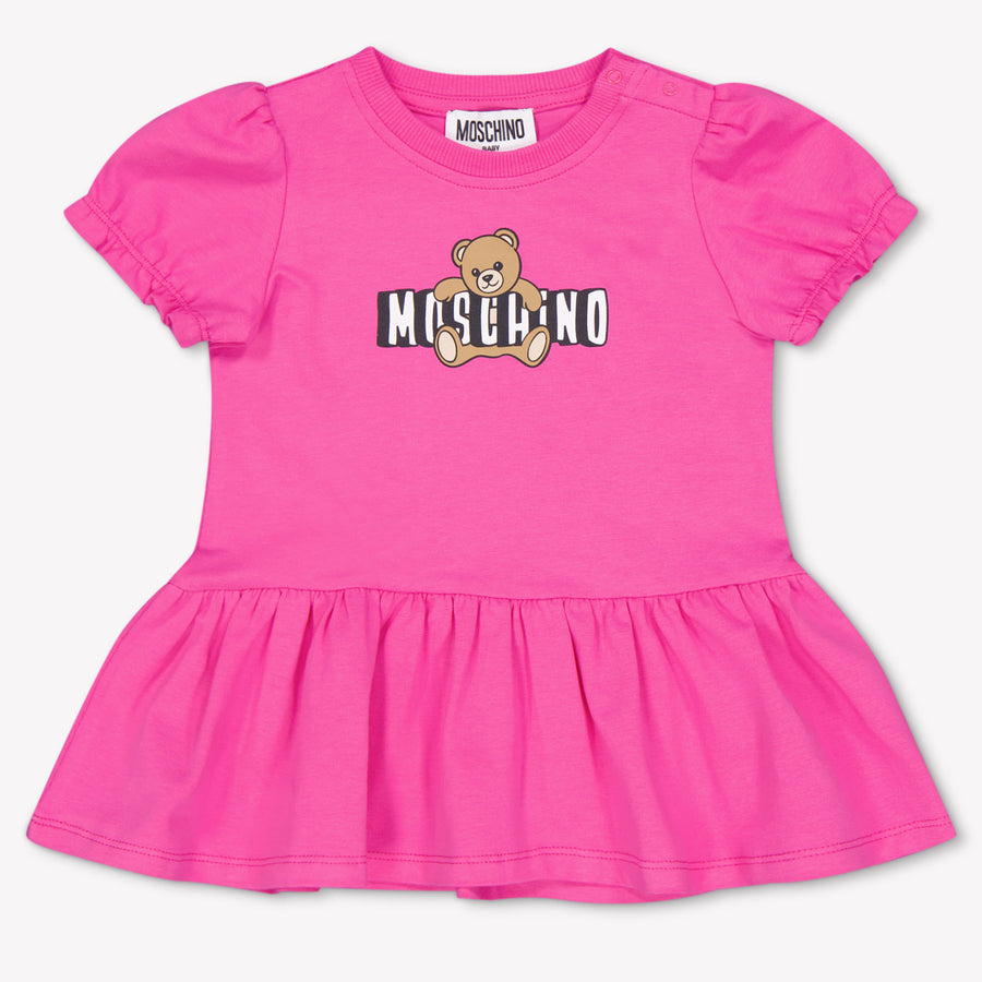 Moschino bebe Chicas Vístete Fucsia