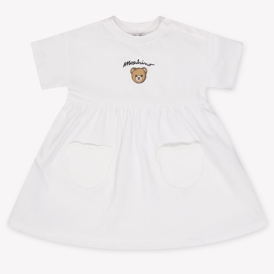 Moschino Baby Mädchen Zieh dich an Weiß
