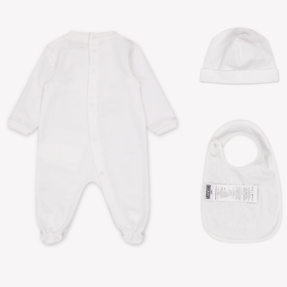 Moschino Bambino Unisex Tute corte dentro Bianco