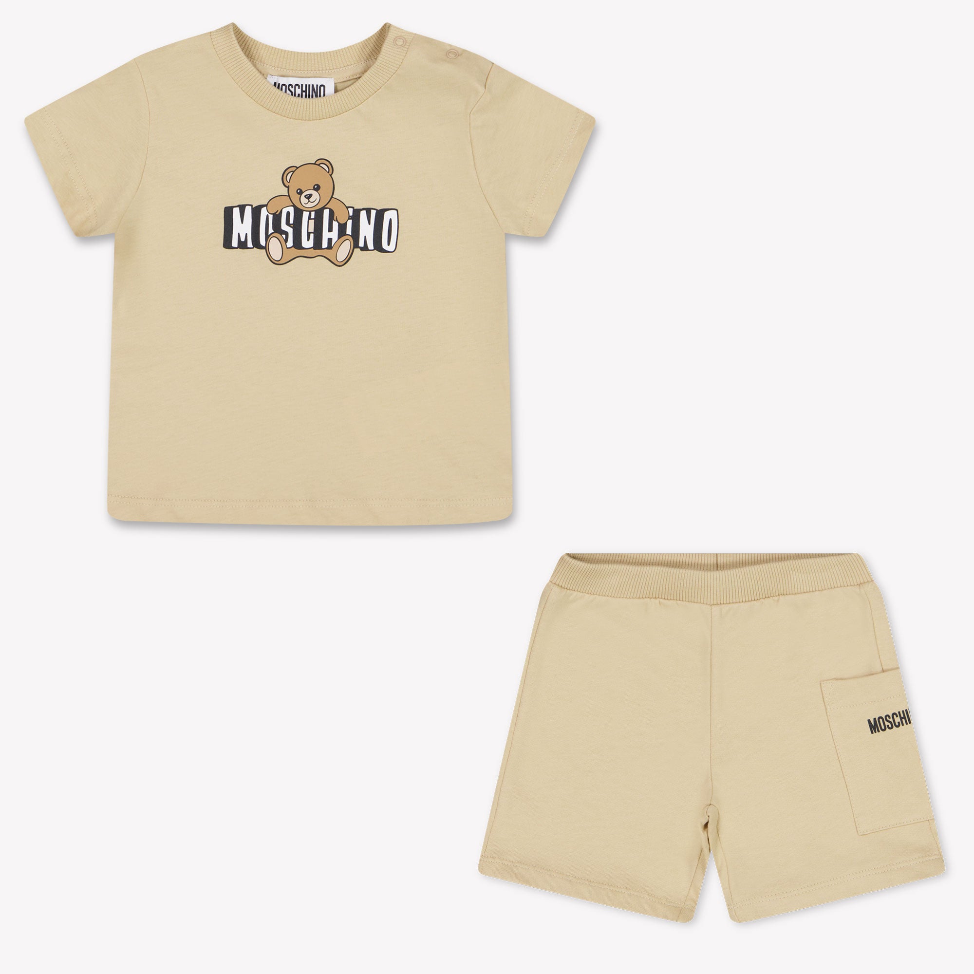 Moschino Baby Jongens Setjes in Beige