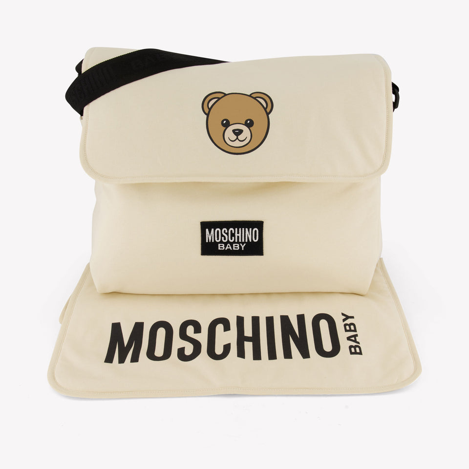 Moschino Baby Unisex Wickeltasche In Beige
