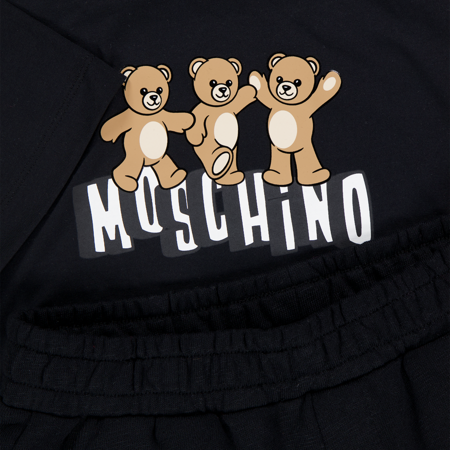 Moschino Bambini Ragazzi Impostato Nero
