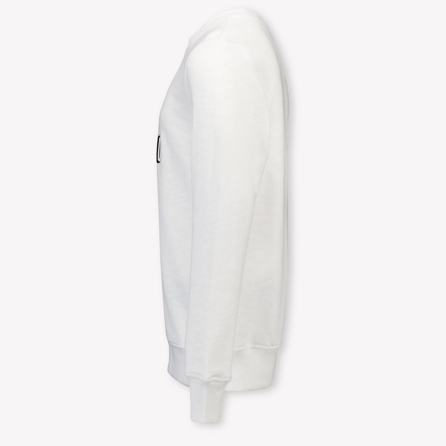 Moschino Kinder Unisex-Pullover Weiß