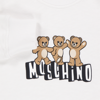 Moschino Kinder Unisex-Pullover Weiß