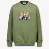 Moschino Kinder Unisex-Pullover Armee
