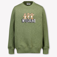 Moschino Kinder Unisex-Pullover Armee