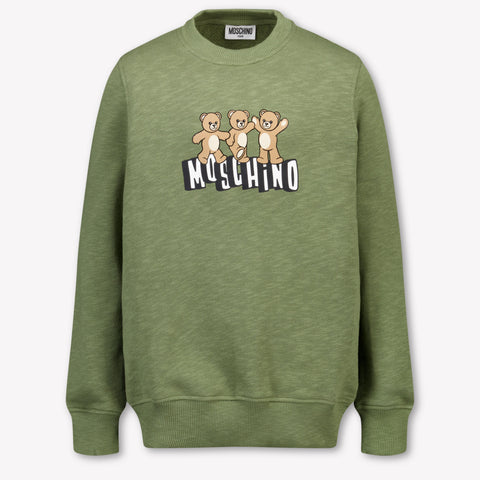 Moschino niños Unisex suéter en Army