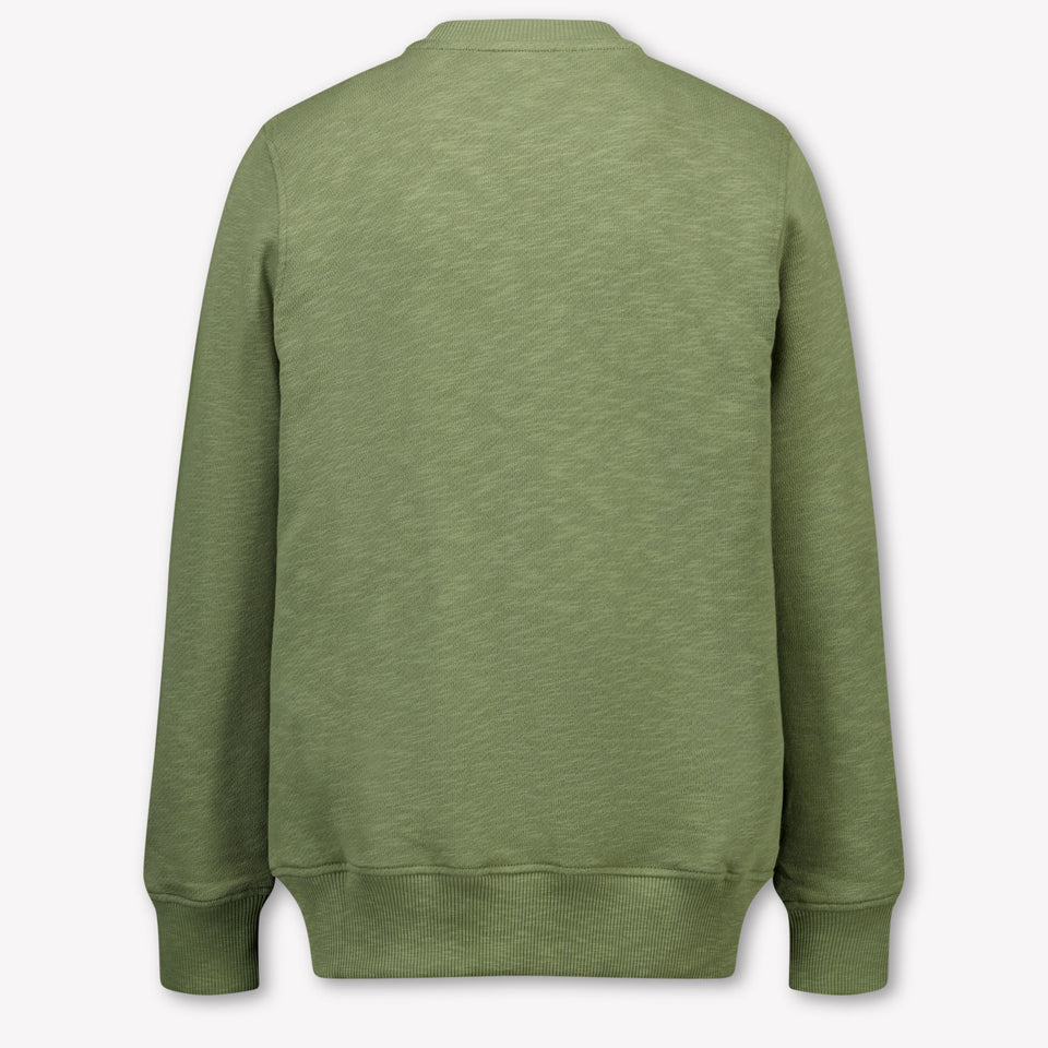 Moschino Bambini Unisex Maglione dentro Esercito