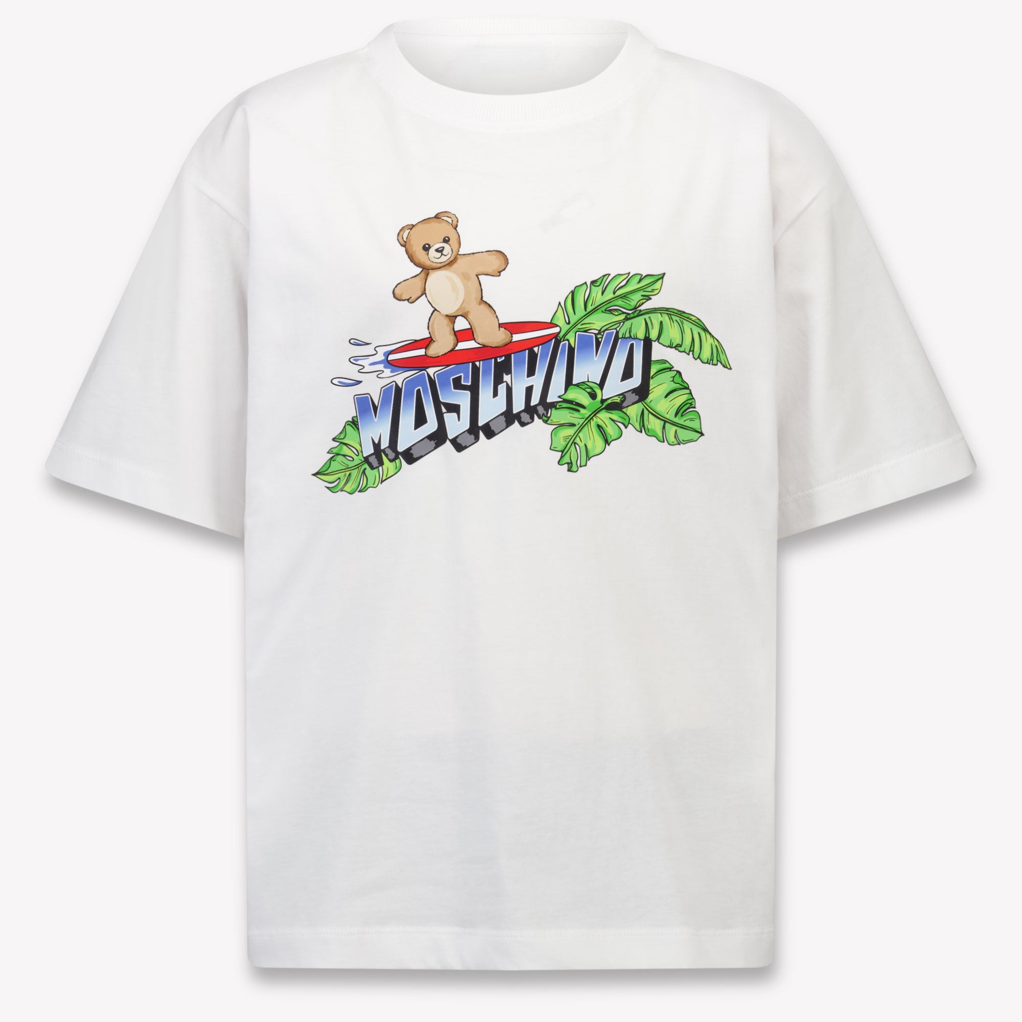 Moschino Kinder Jungen T-Shirt In Weiß