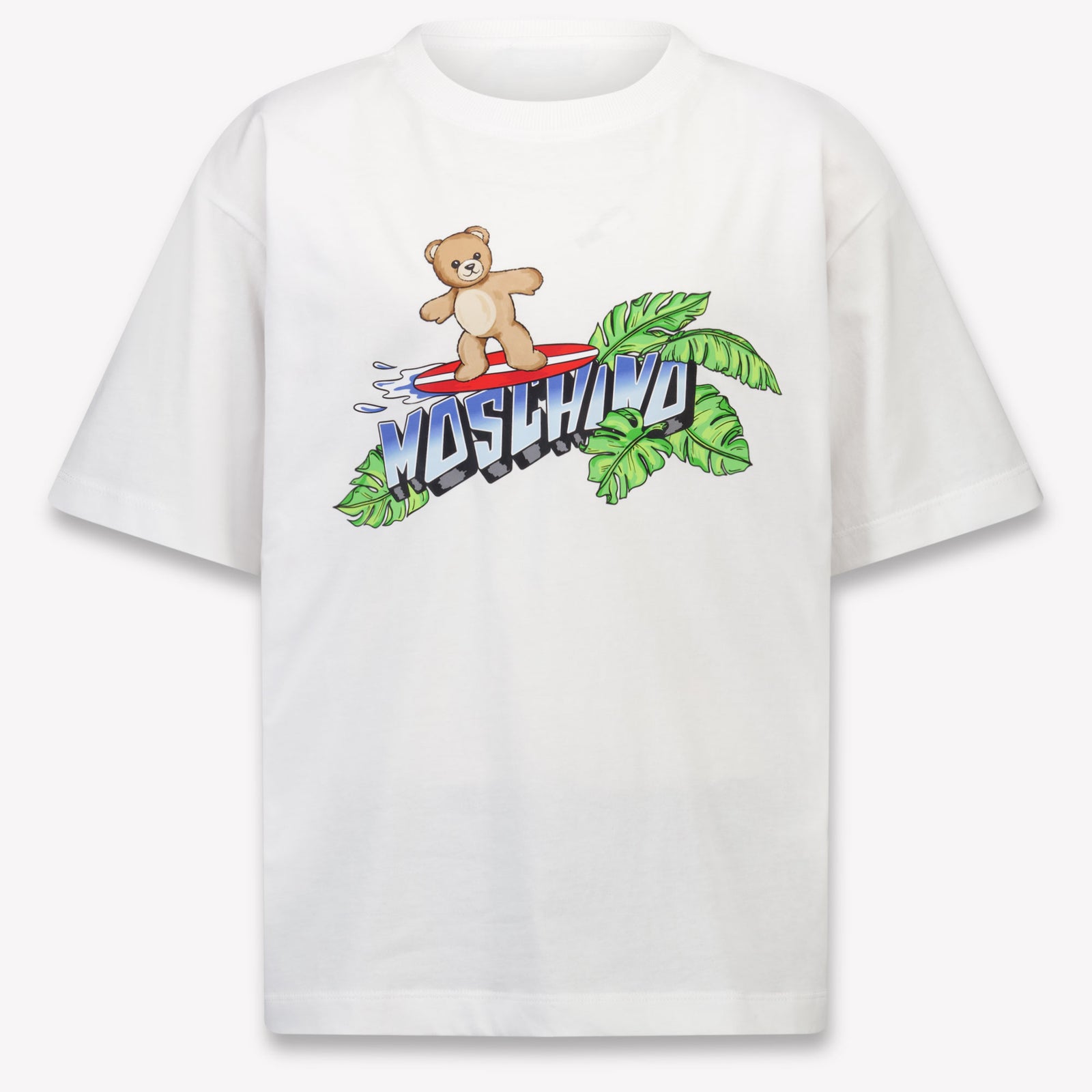 Moschino Kinder Jungen T-Shirt In Weiß