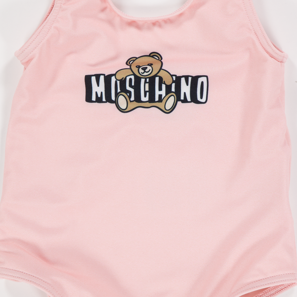 Moschino Baby Meisjes Zwemkleding In Licht Roze