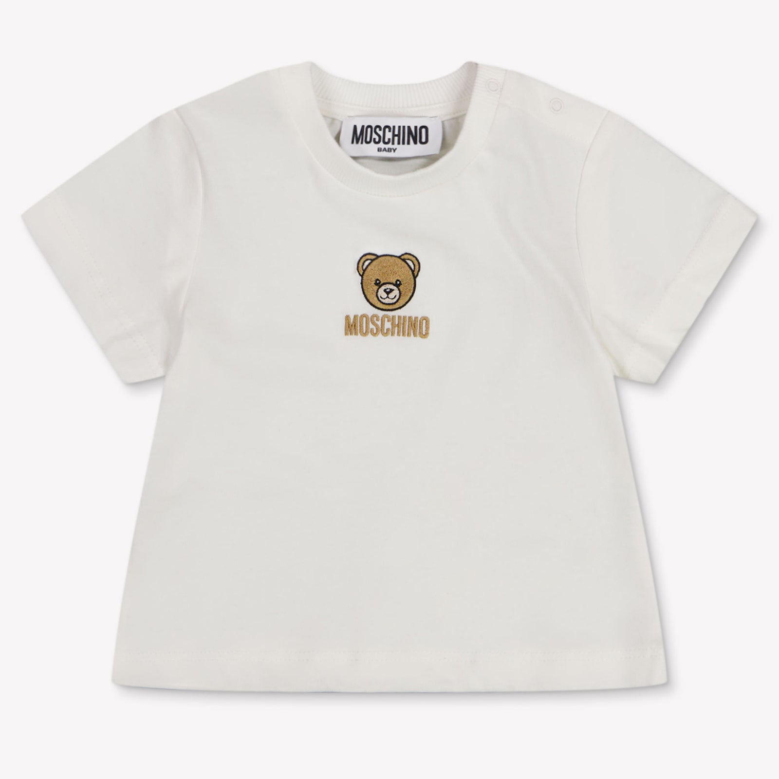 Moschino Baby Unisex T-Shirt In OffWhite