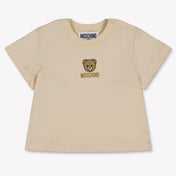 Moschino Bambino Unisex Maglietta dentro Beige