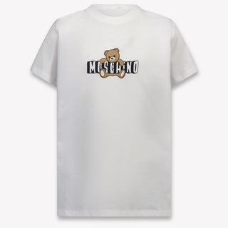 Moschino Kids Unisex T-Shirt In White