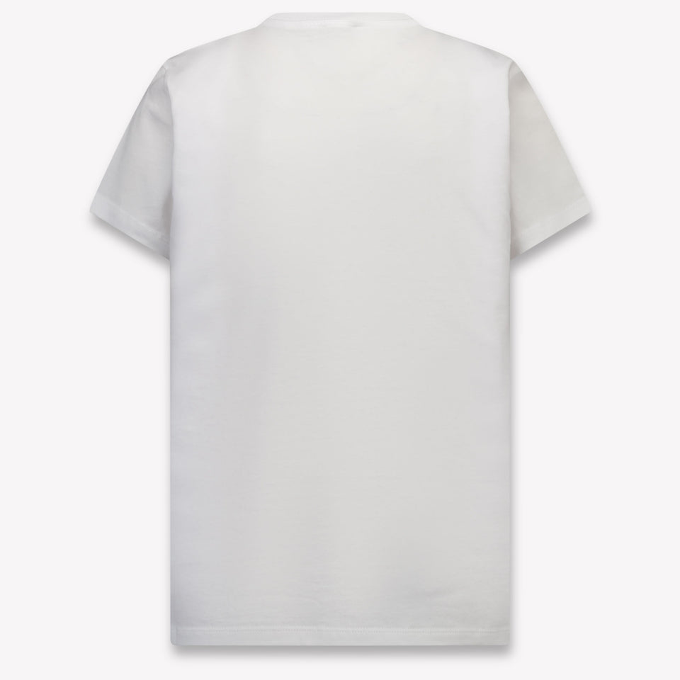Moschino Kids Unisex T-Shirt In White