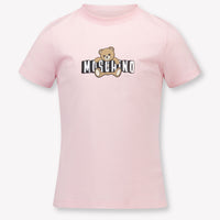 Moschino Kinder Unisex T-Shirt In Hellrosa