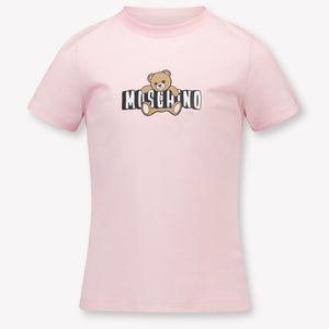 Moschino Kinder Unisex T-Shirt In Hellrosa