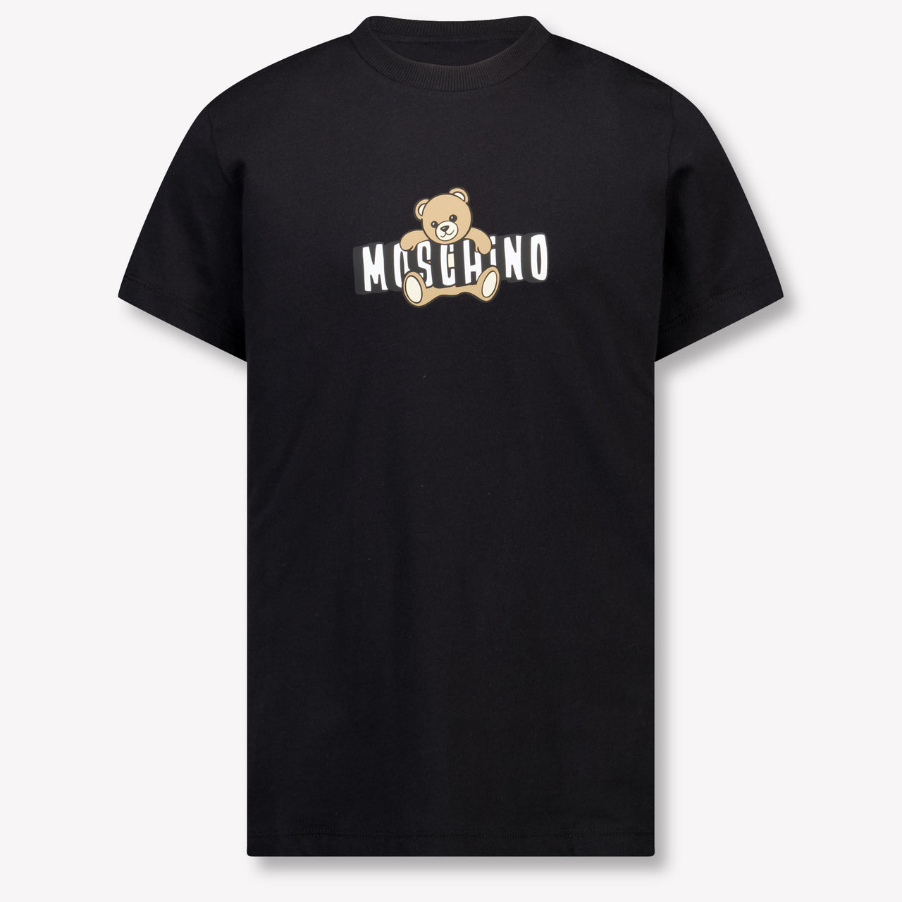 Moschino niños Unisex Camiseta adentro Negro