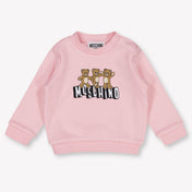 Moschino Baby Unisex Sweater In Light Pink