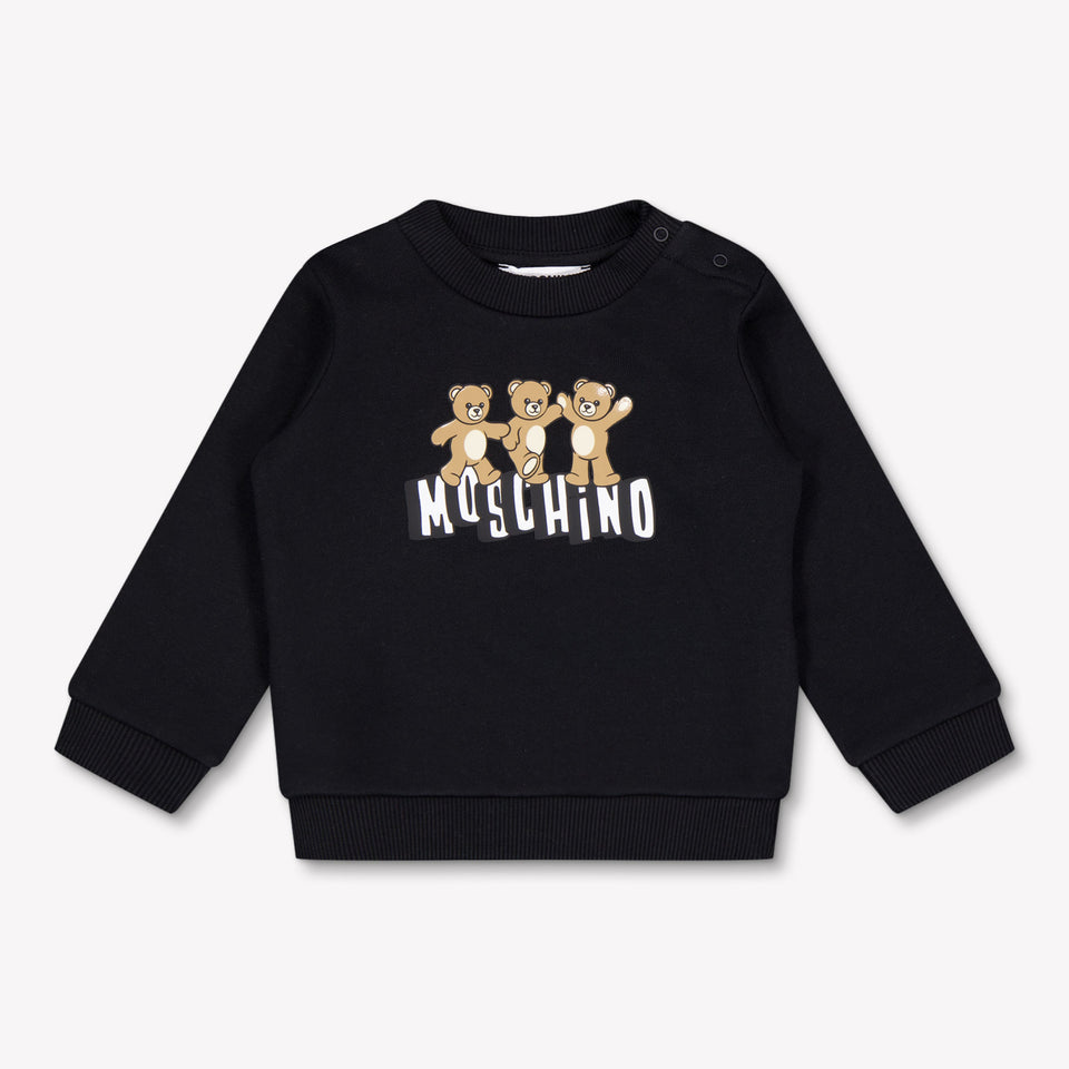 Moschino bebe Unisex suéter en Negro