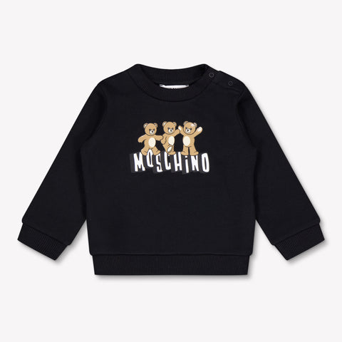 Moschino Bébé Unisexe Pull en Noir