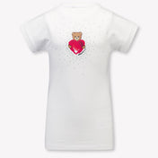 Moschino Kids Girls Dress In White