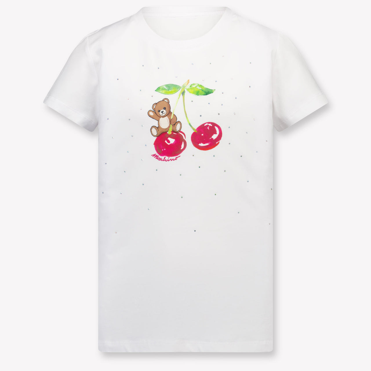 Moschino niños Chicas Camiseta adentro Blanco