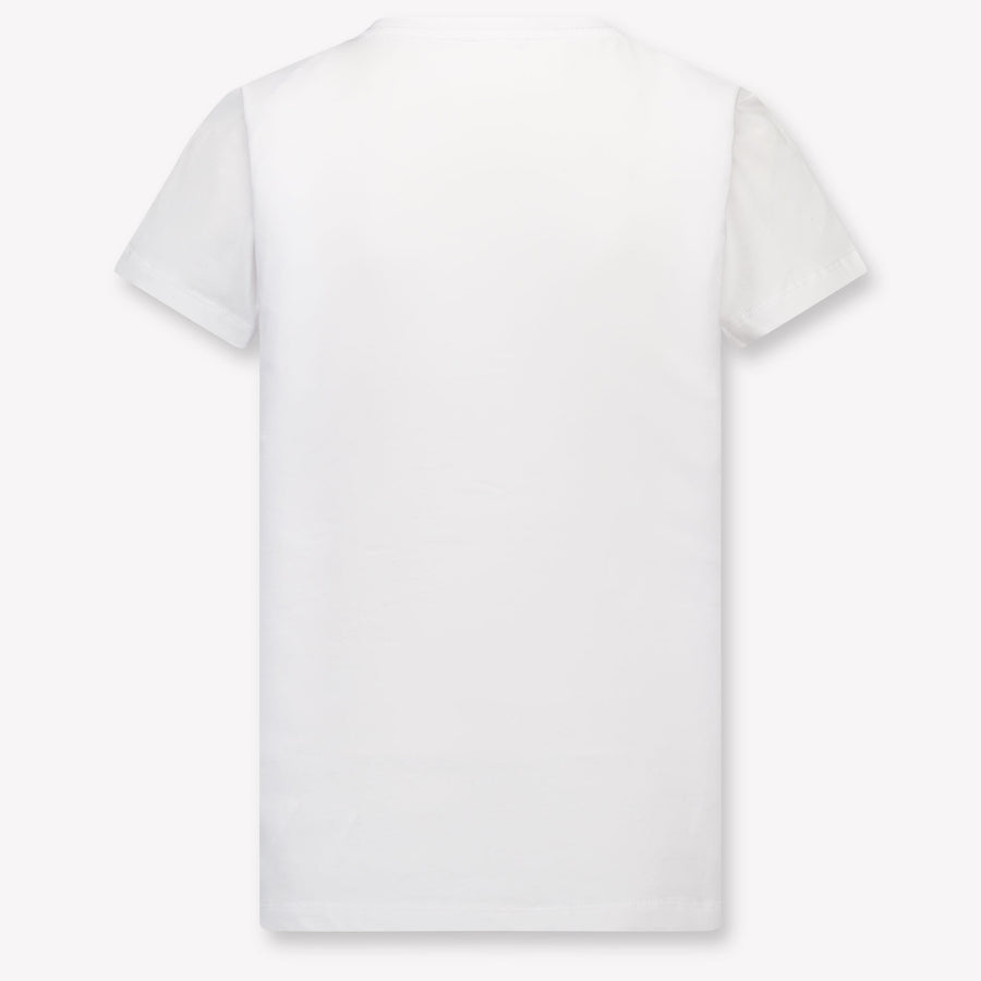 Moschino niños Chicas Camiseta adentro Blanco